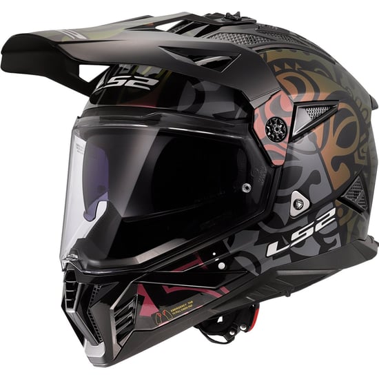 Casco LS2 MX702 Pioneer II Rangi Black