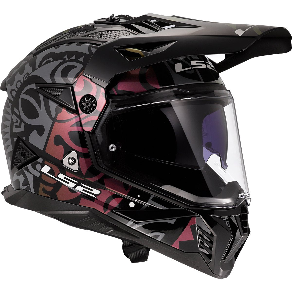 Casco LS2 MX702 Pioneer II Rangi Black