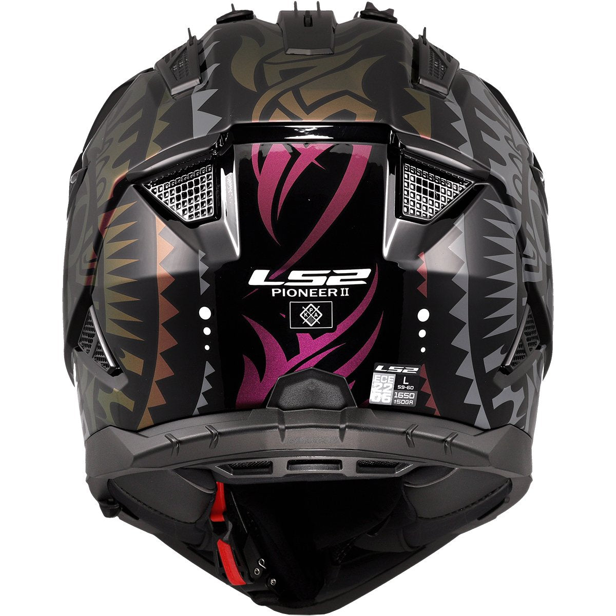 Casco LS2 MX702 Pioneer II Rangi Black
