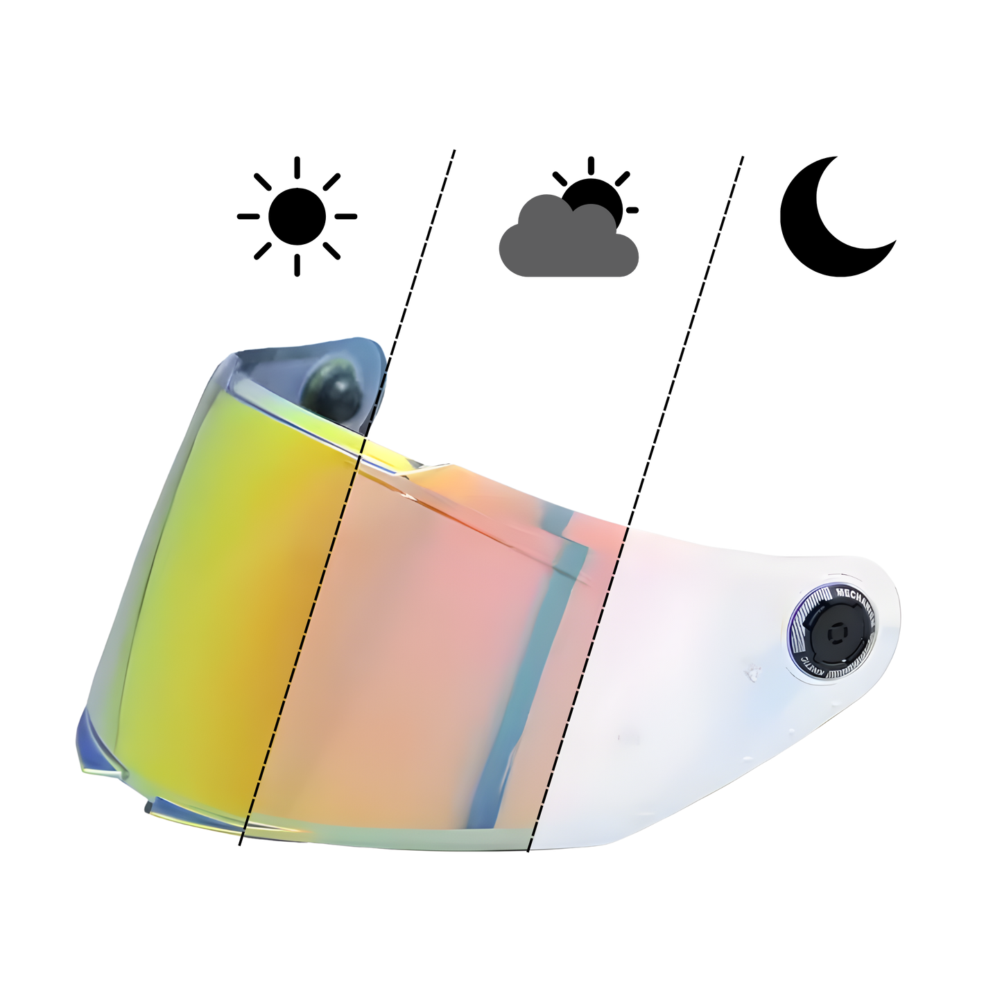 Visera Fotocromática para MT Thunder 4 / Thunder 4 SV / Stinger 2