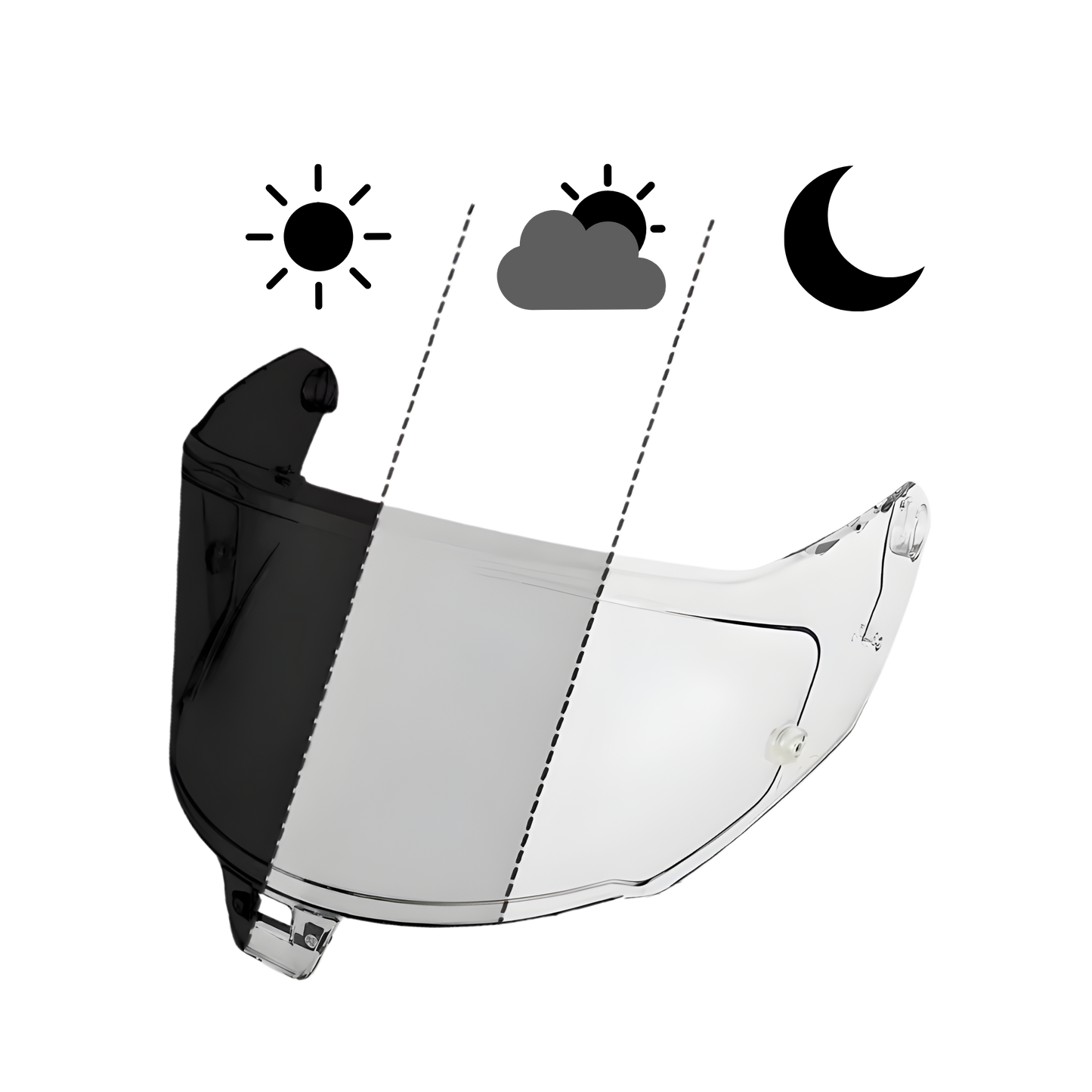 Visera Fotocromática para Alpinestars Supertech R10