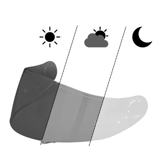 Visera Fotocromática para Shoei GT-Air / GT-Air 2 / Neotec / TC-5 / TC-9