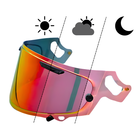 Visera Fotocromática para Casco Arai PROFILE V / RX-7X / RX-7V / RX-7V EVO / NEO / ASTRO-GX / XD / ASTRAL-X / VECTOR-X / DEFIANT-X / CORSAIR-X / ASTRO-GX / VAS-V / QUANTIC / CONCEPT / CONCEPT XE