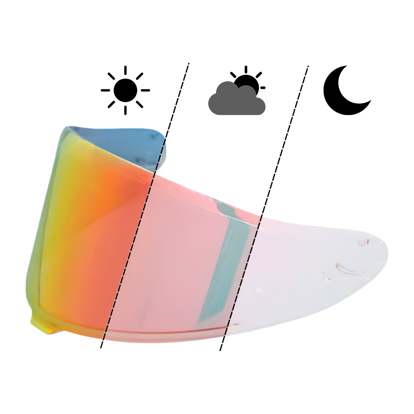 Visera Fotocromática para SHOEI NXR2 / X-SPR PRO / RF-1400 / Z8