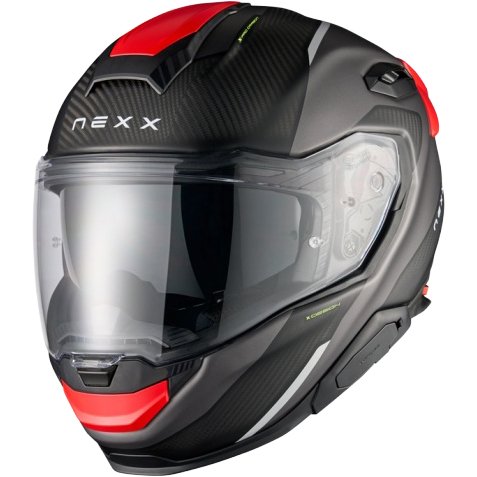 Casco Nexx X.TR Carbon Rush Black / Red Matt