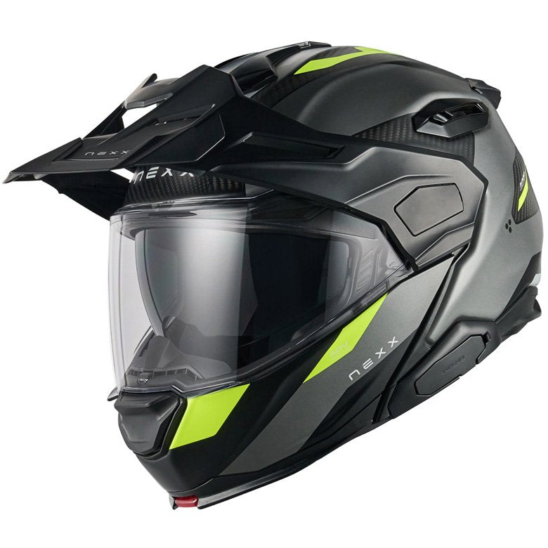 Casco Nexx X.Lifecountry Terra Grey / Neon Matt