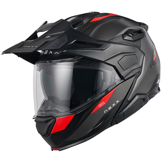 Casco Nexx X.Lifecountry Terra Grey / Red Matt