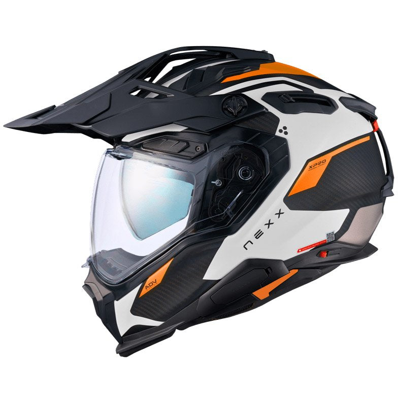Casco Nexx X.Wed 3 Carbon Keyo White / Orange Matt