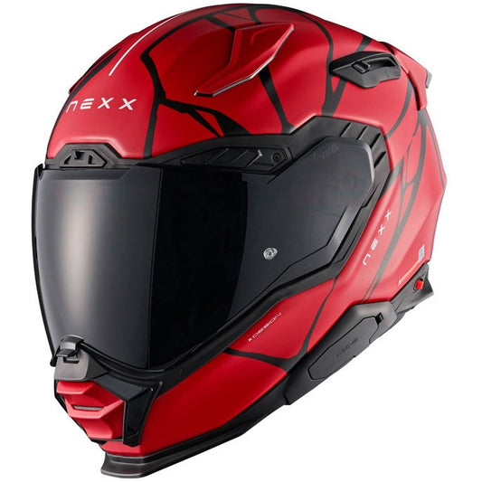 Casco Nexx X.WST3 B-Side Red / Black Matt
