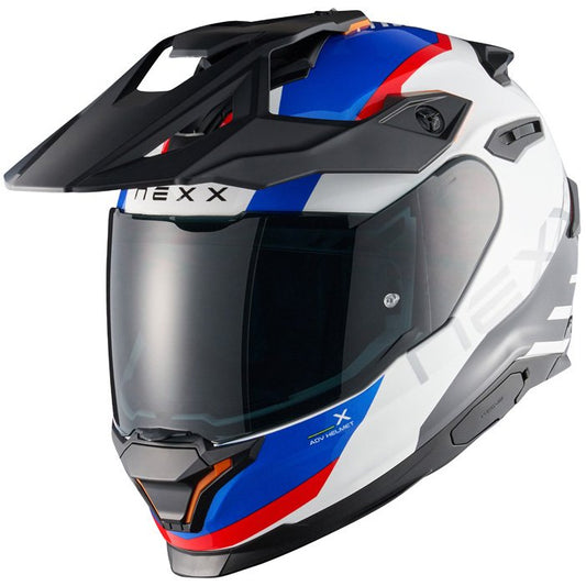 Casco Nexx Y.Travl Quest White / Blue / Bright Red