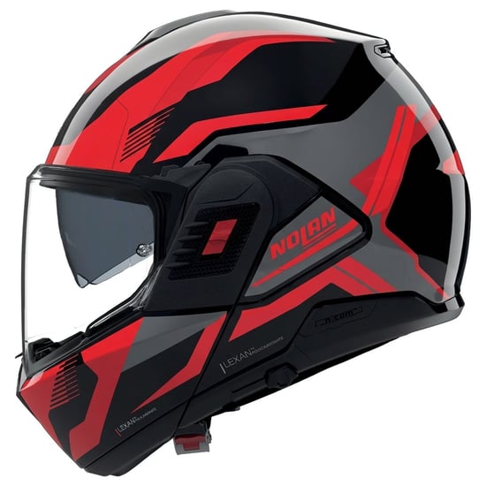 Casco Nolan N120-1 Onirico Black / Red / Lava Grey