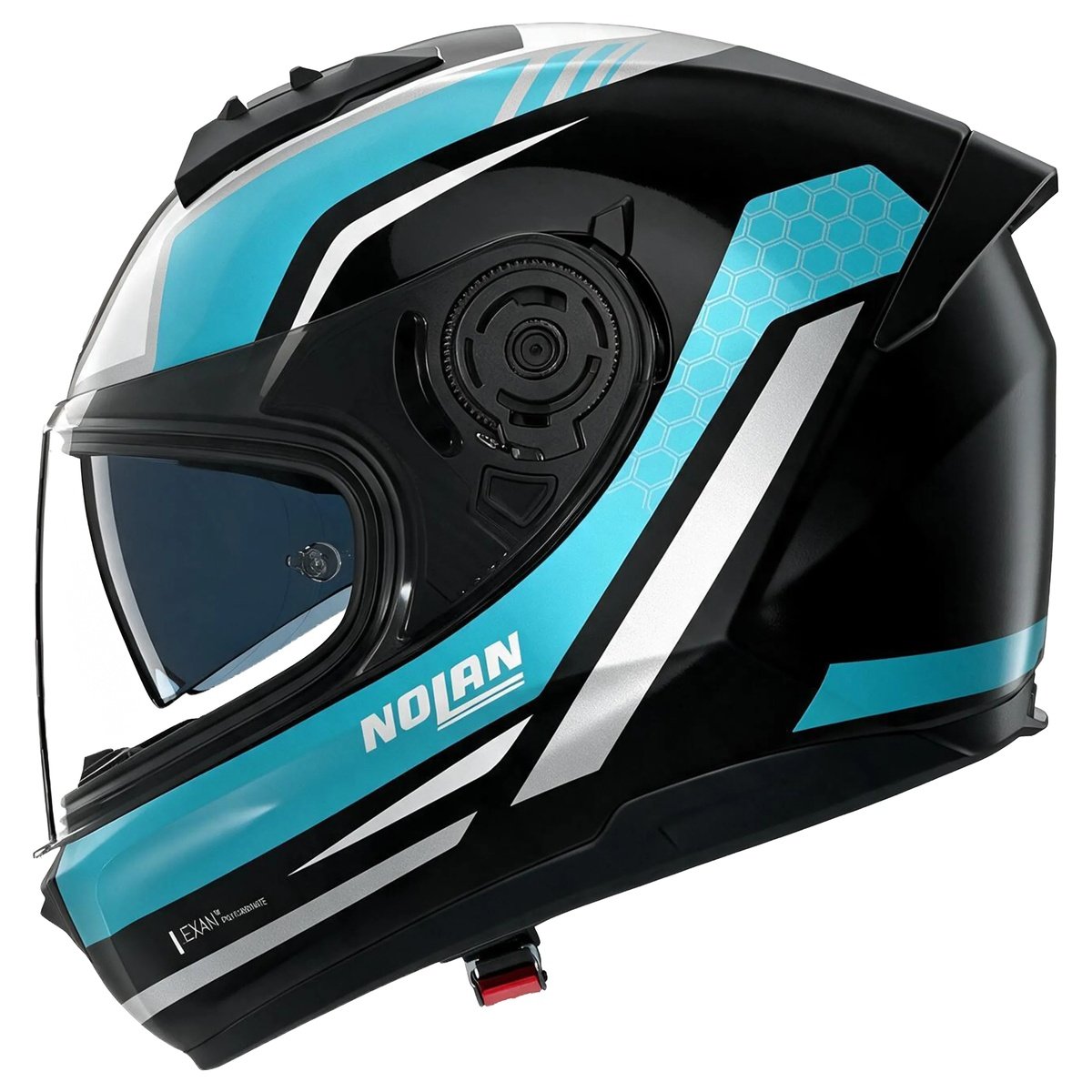 Casco Nolan N60-6 Piega Black / Aquamarine