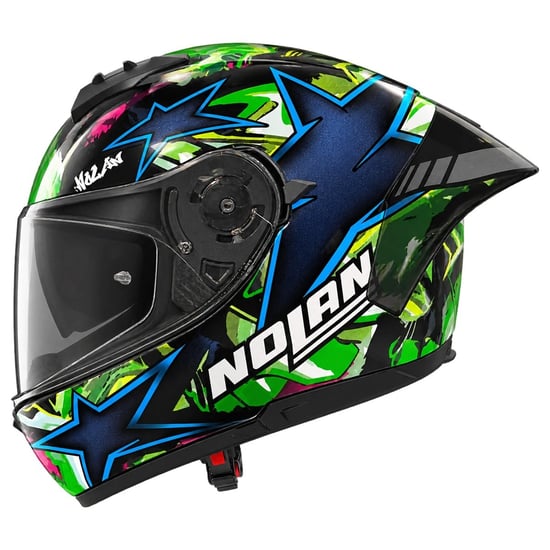 Casco Nolan N60-6 Sport Chicane Black / Green Multicolor