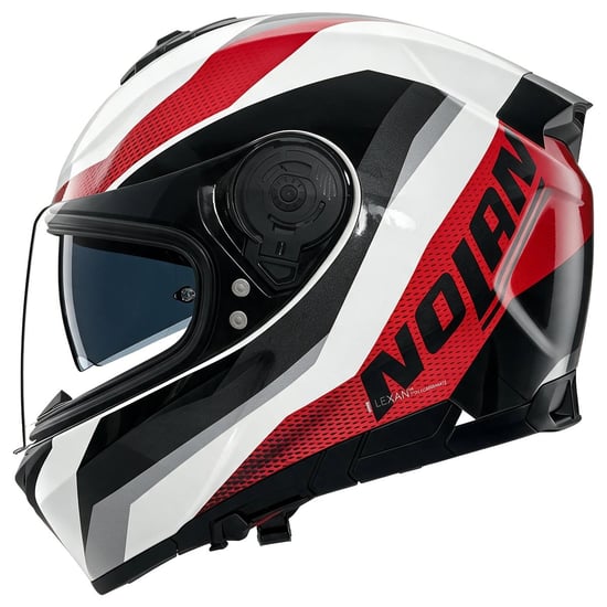 Casco Nolan N80-8 Torpedo White / Red / Lava Grey