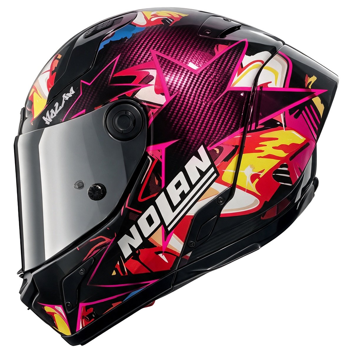Casco Nolan X-804 RS Ultra Carbon Chicane Liquid Violet / Violet Multicolor
