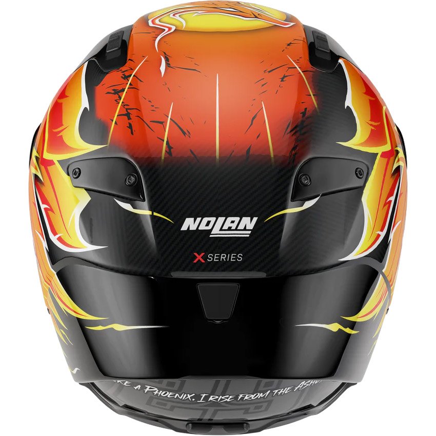 Casco Nolan X-804 RS Ultra Carbon Replica Iannone Black / Orange / Yellow
