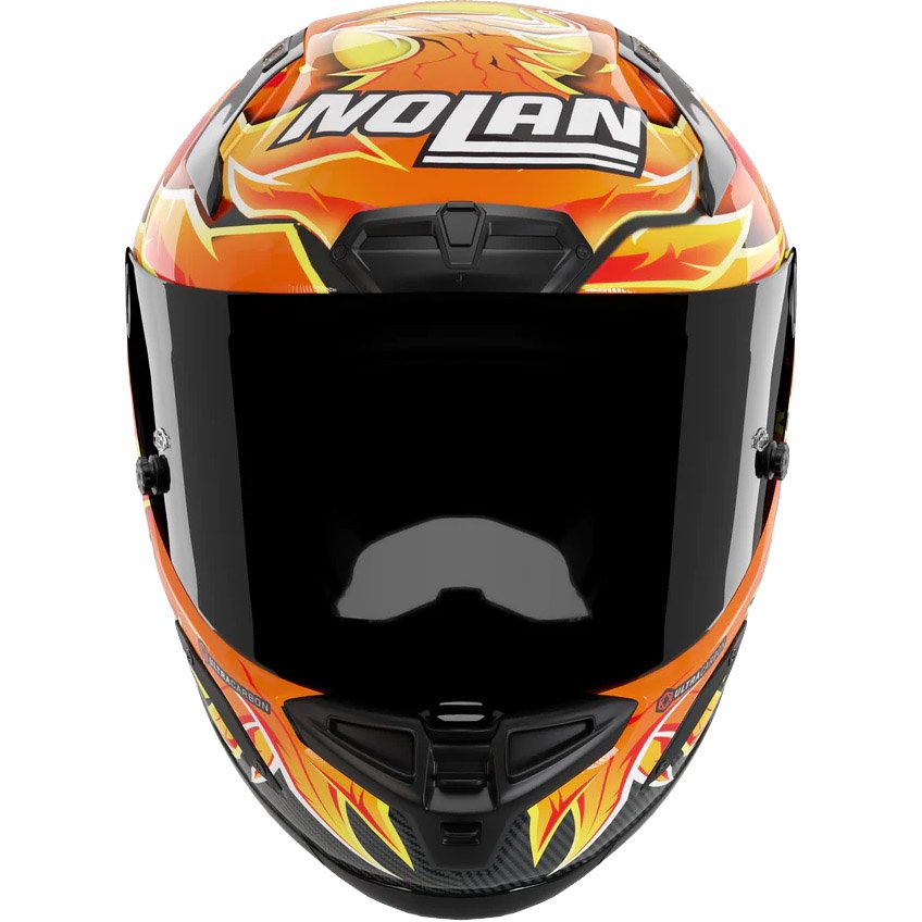 Casco Nolan X-804 RS Ultra Carbon Replica Iannone Black / Orange / Yellow