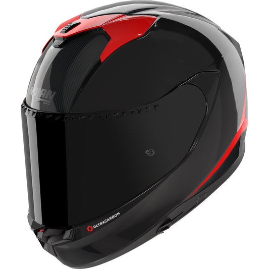 Casco Nolan X-904 Ultra Carbon Emblema Carbon / Black / Red