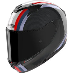 Casco Nolan X-904 Ultra Carbon Gemini Carbon / White / Red / Blue / Light Blue