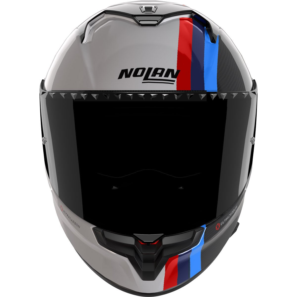 Casco Nolan X-904 Ultra Carbon Gemini Carbon / White / Red / Blue / Light Blue