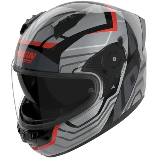 Casco Nolan N60-6 Eclettico Black / Grey / Red Metal
