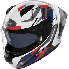 Casco Nolan N60-6 Sport Corsa White / Blue / Red Metal