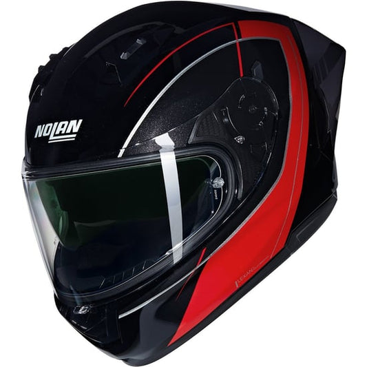 Casco Nolan N60-6 Sport Mesmerico Black Metal / Red