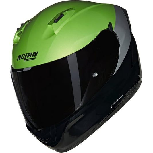 Casco Nolan N60-6 Verniciatura Speciale Black / Impulso Green / Grey