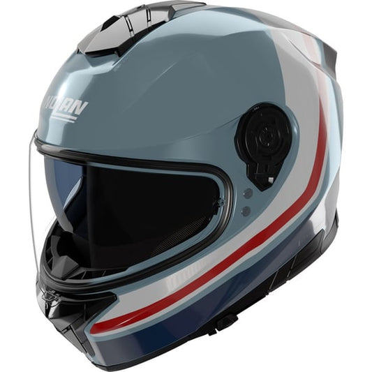 Casco Nolan N80-8 Incline Blue Grey / Blue Deep / White / Red