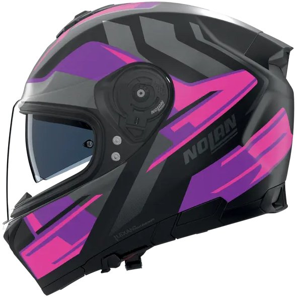 Casco Nolan N80-8 Trittico Black / Fuchsia / Anthracite Matte