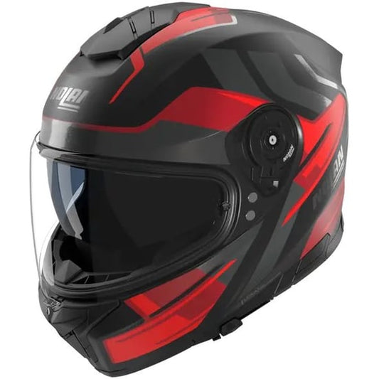 Casco Nolan N80-8 Trittico Black / Red / Anthracite Matte