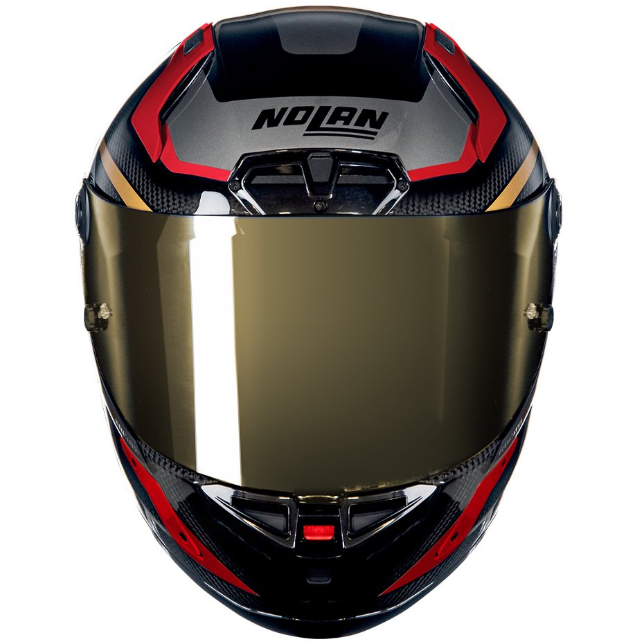 Casco Nolan X-804 RS Ultra Carbon Lesmo Carbon / Red / Grey / Gold