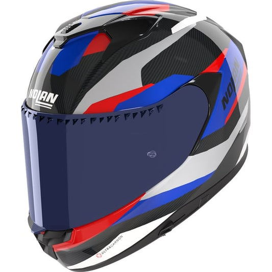 Casco Nolan X-904 Ultra Carbon Calibro Carbon / Anthracite / Blue / Red
