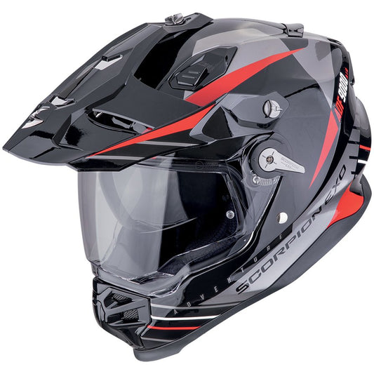Casco Scorpion ADF-9000 Air Feat Black / Silver / Red
