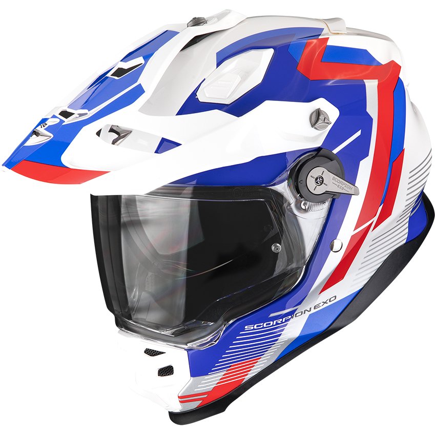 Casco Scorpion ADF-9000 Air Patrol White / Blue / Red