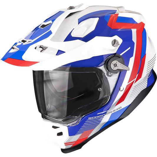 Casco Scorpion ADF-9000 Air Patrol White / Blue / Red