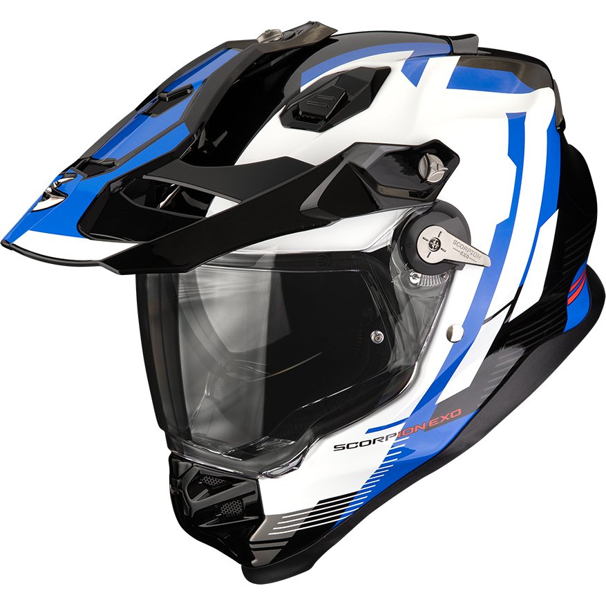 Casco Scorpion ADF-9000 Air Patrol Black / Blue / White