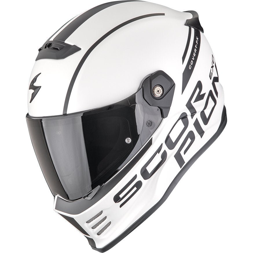 Casco Scorpion Covert FX Danko Matt Pearl White / Black