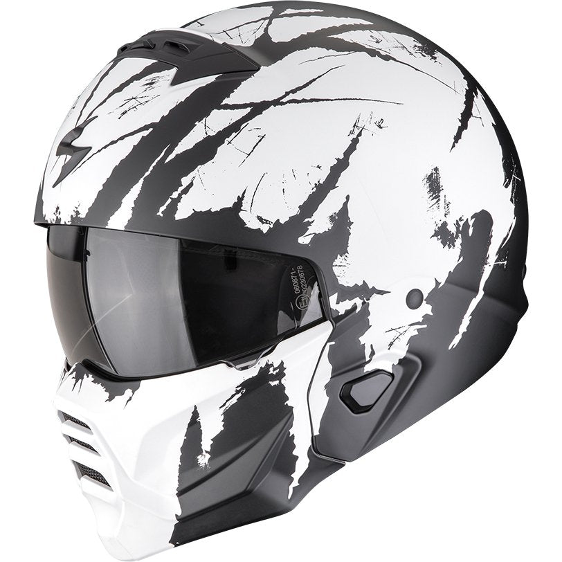 Casco Scorpion Exo-Combat II Marauder Matt Black / White