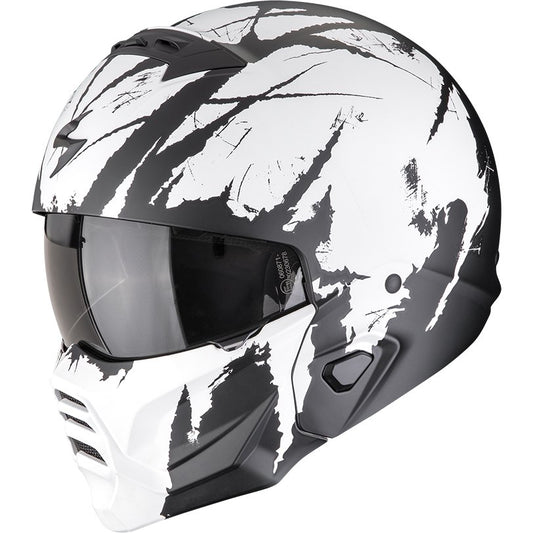 Casco Scorpion Exo-Combat II Marauder Matt Black / White