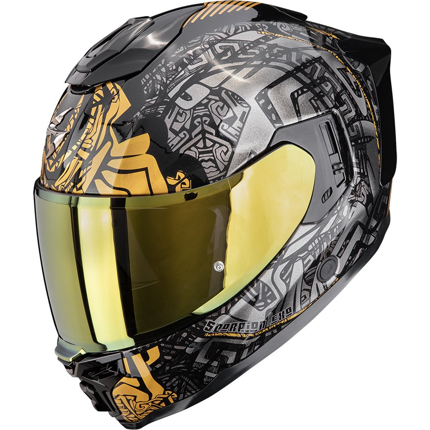 Casco Scorpion Exo-1500 Air Apus Black / Grey / Gold