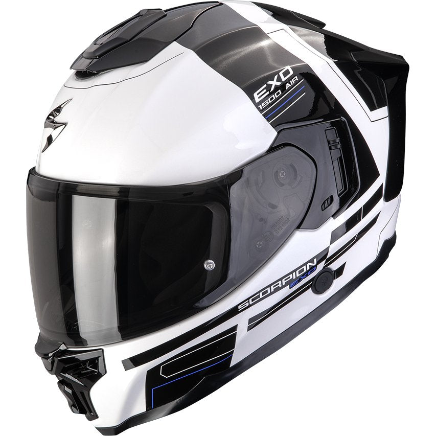 Casco Scorpion Exo-1500 Air Dual White / Black / Blue