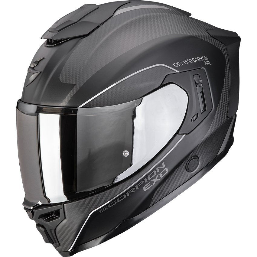 Casco Scorpion Exo-1500 Carbon Air Mundi Matt Black / Silver