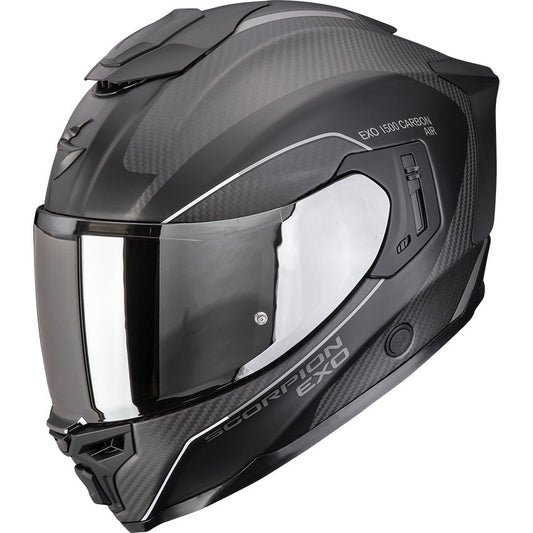 Casco Scorpion Exo-1500 Carbon Air Mundi Matt Black / Silver