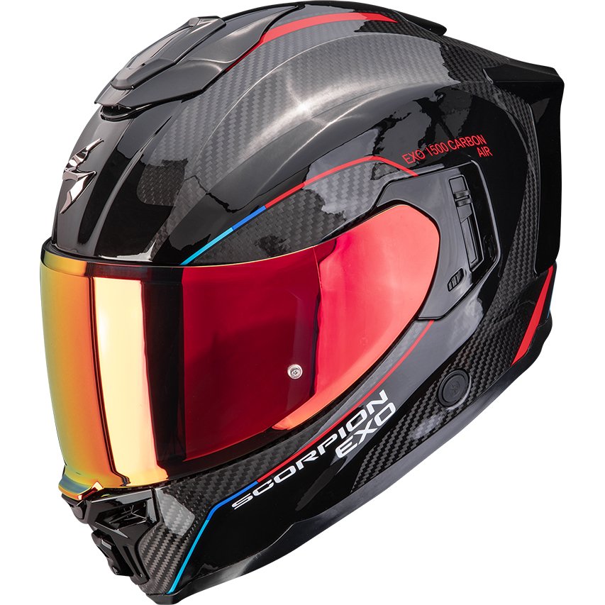 Casco Scorpion Exo-1500 Carbon Air Mundi Black / Red