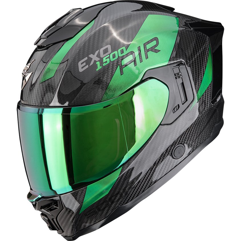 Casco Scorpion Exo-1500 Carbon Air Platted Black / Green