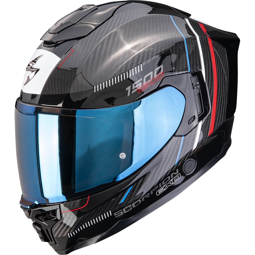 Casco Scorpion Exo-1500 Carbon Air Zity Black / Red / Blue