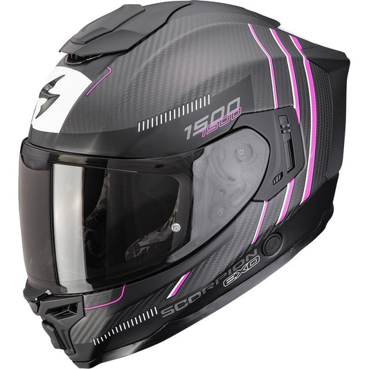 Casco Scorpion Exo-1500 Carbon Air Matt Black / Pink