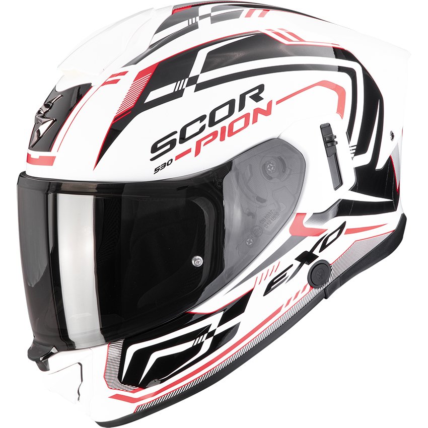 Casco Scorpion Exo-530 Air Slope White / Black / Red