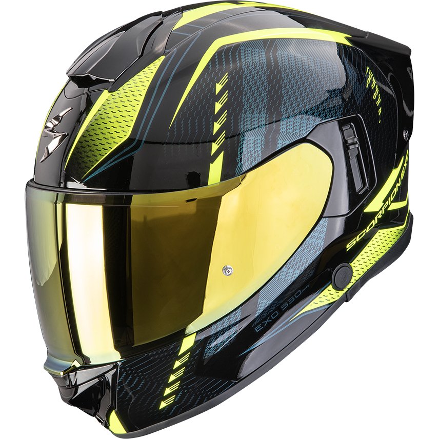 Casco Scorpion Exo-530 Air Theras Black / Neon Yellow